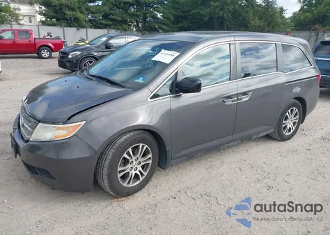 2012 Honda Odyssey Ex z USA, uszkodzony, nr VIN 5FNRL5H43CB097235